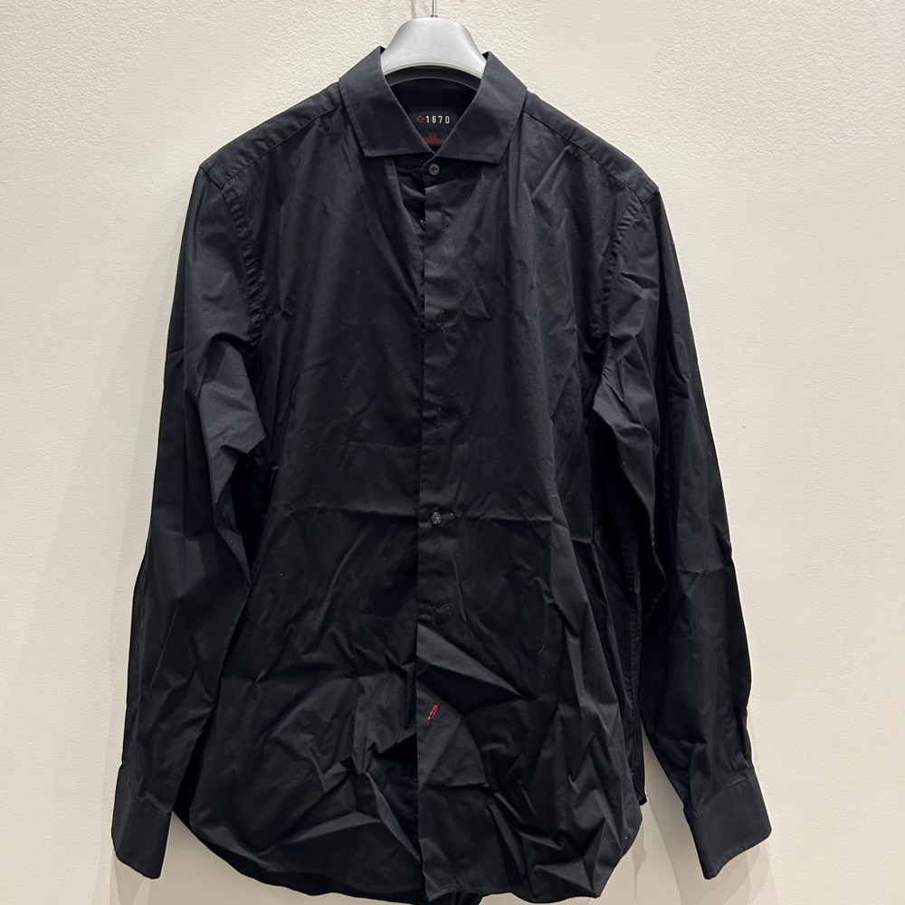 Men's Black Dress Shirt